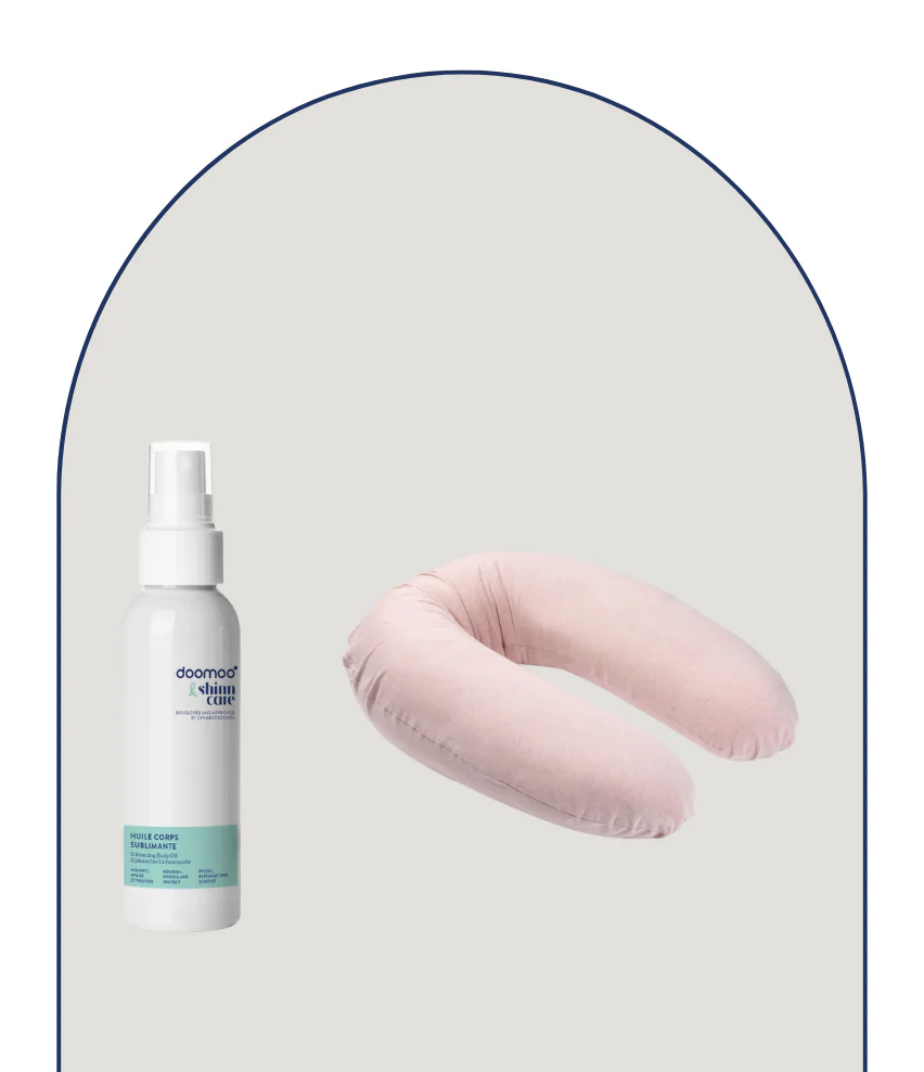 Duo essentiels grossesse coussin & son huile corps sublimante - Image 13