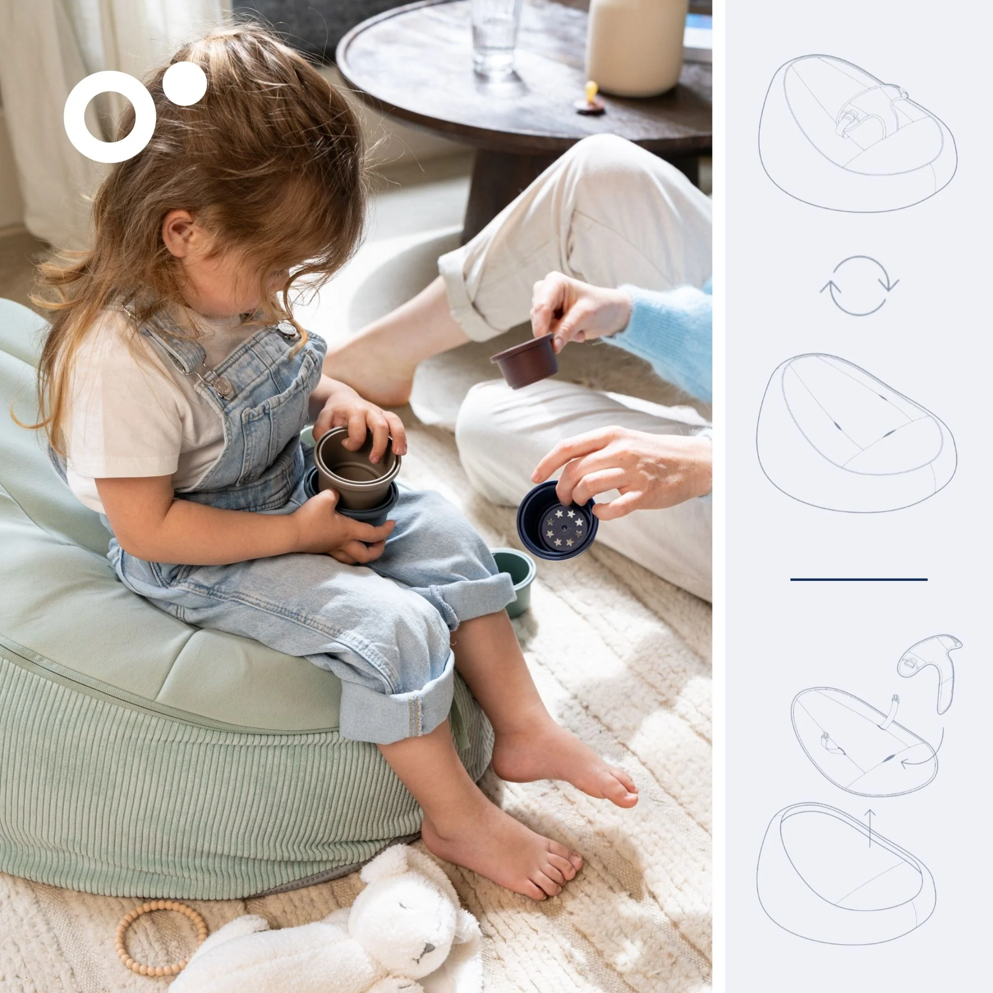 Transat pouf évolutif Seat'n Grow - Image 9