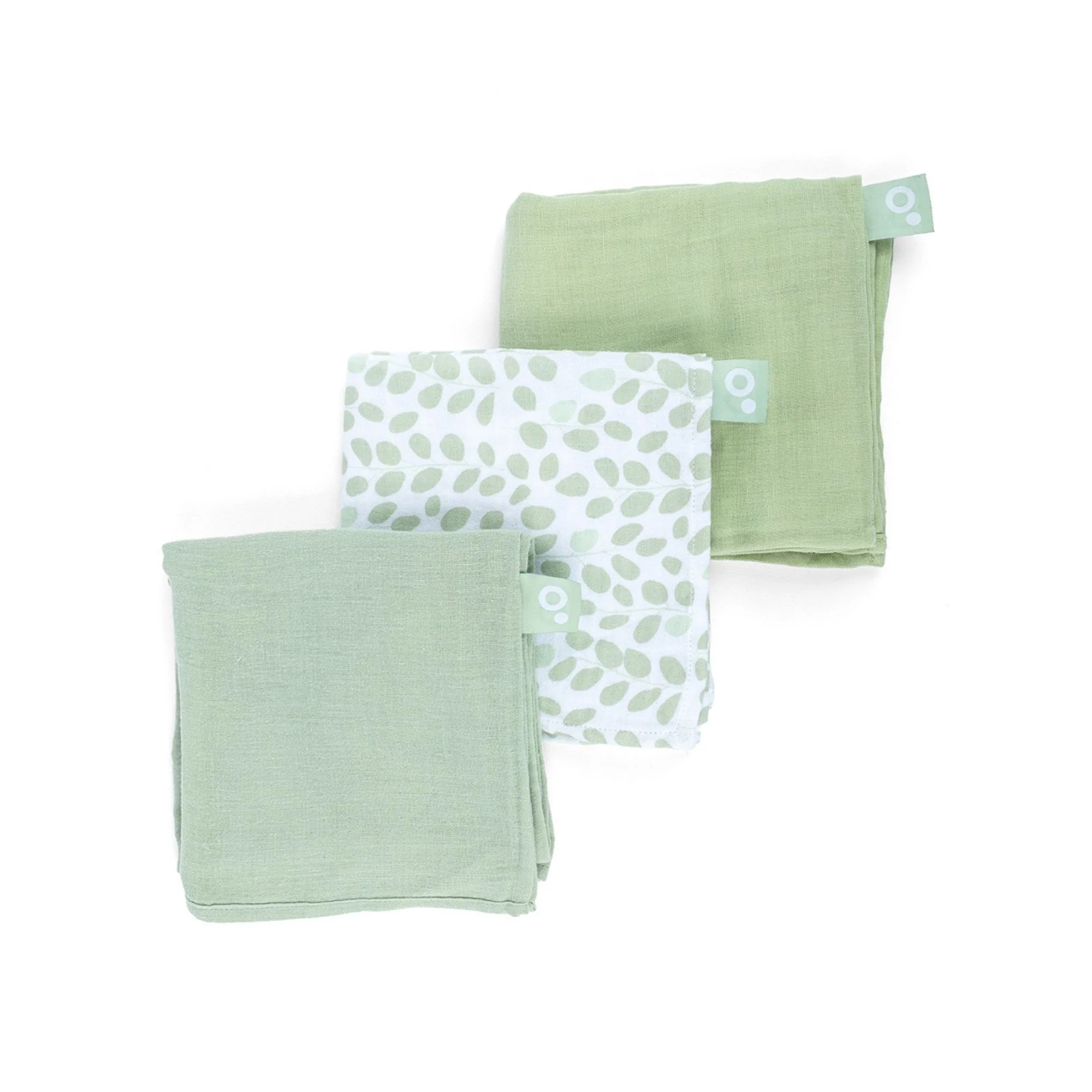 Lovely – Lot de 3 langes bébé en coton biologique - Image 3
